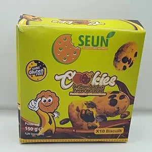 cookies de plantain aux fèves de cacao BOOST'UP MALL